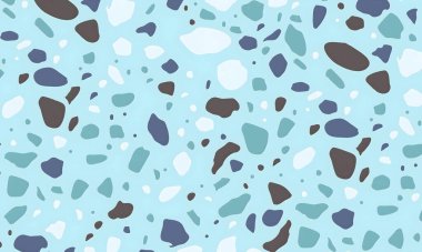 Rastgele renkli şekillere sahip soyut bir arkaplan. resimleme