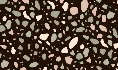 Rastgele renkli şekillere sahip soyut bir arkaplan. resimleme