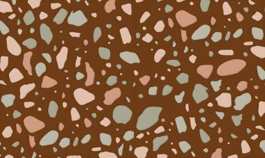 Rastgele renkli şekillere sahip soyut bir arkaplan. resimleme