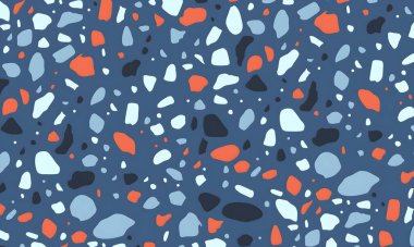 Rastgele renkli şekillere sahip soyut bir arkaplan. resimleme