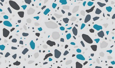 Rastgele renkli şekillere sahip soyut bir arkaplan. resimleme