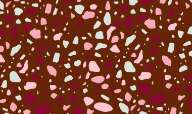 Rastgele renkli şekillere sahip soyut bir arkaplan. resimleme