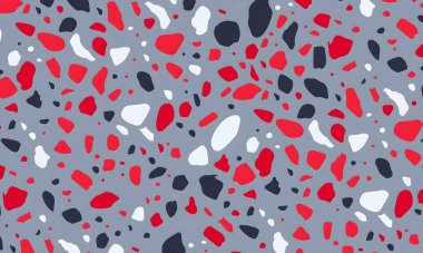 Rastgele renkli şekillere sahip soyut bir arkaplan. resimleme