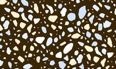 Rastgele renkli şekillere sahip soyut bir arkaplan. resimleme