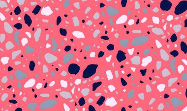 Rastgele renkli şekillere sahip soyut bir arkaplan. resimleme