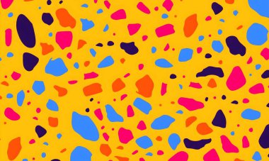 soyut renkli yarım tonlu noktalar üretken sanat arkaplan çizimleri