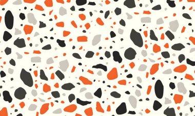 Renkli taşlarla kusursuz desen. vektör illüstrasyonu