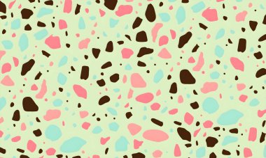 soyut renkli yarım tonlu noktalar üretken sanat arkaplan çizimleri