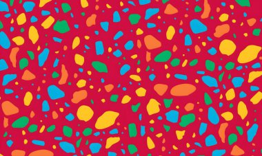 soyut renkli yarım ton deseni, vektör illüstrasyonu