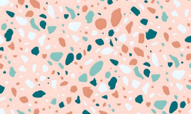 soyut renkli yarım tonlu noktalar üretken sanat arkaplan çizimleri