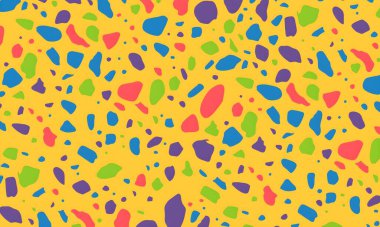 soyut renkli yarım tonlu noktalar üretken sanat arkaplan çizimleri