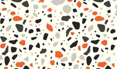 Rastgele renkli benekleri olan kusursuz desen