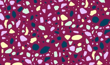 soyut renkli yarım tonlu noktalar üretken sanat arkaplan çizimleri