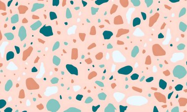 soyut renkli yarım tonlu noktalar üretken sanat arkaplan çizimleri