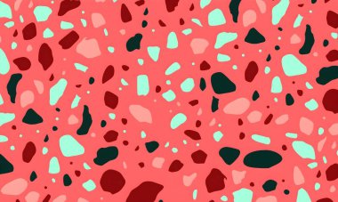 soyut renkli yarım tonlu noktalar üretken sanat arkaplan çizimleri