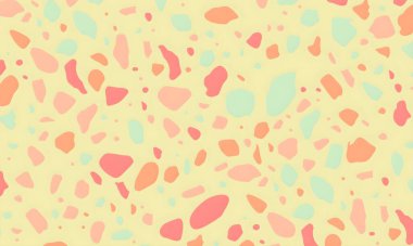 soyut renkli yarım tonlu noktalar üretken sanat arkaplan çizimleri