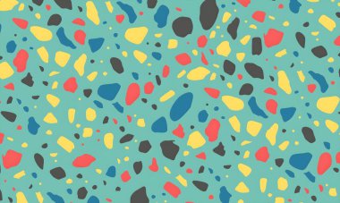 soyut renkli yarım tonlu noktalar üretken sanat arkaplan çizimleri