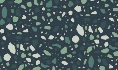 Noktalar, şekiller ve daireler ile renkli soyut desen