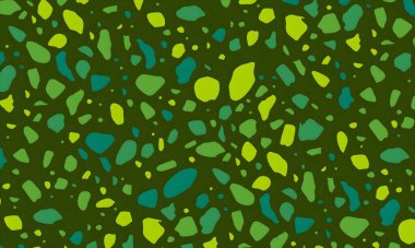 Noktalar, şekiller ve daireler ile renkli soyut desen