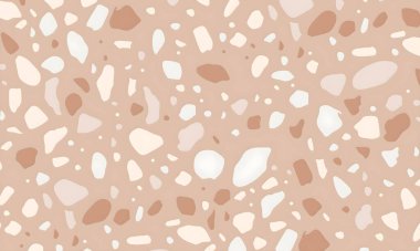 Noktalar, şekiller ve daireler ile renkli soyut desen