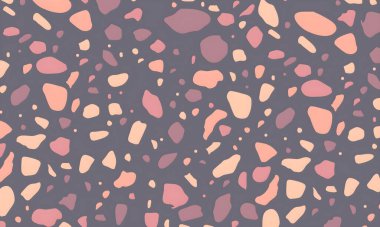 Noktalar, şekiller ve daireler ile renkli soyut desen