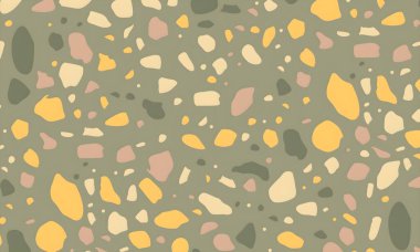 Noktalar, şekiller ve daireler ile renkli soyut desen