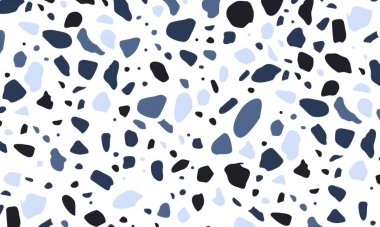 Noktalar, şekiller ve daireler ile renkli soyut desen