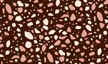 Noktalar, şekiller ve daireler ile renkli soyut desen