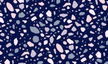 Noktalar, şekiller ve daireler ile renkli soyut desen