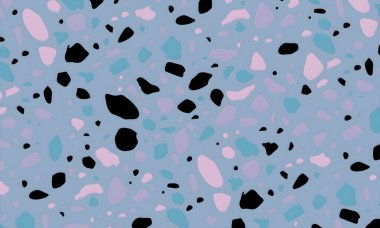 Noktalar, şekiller ve daireler ile renkli soyut desen