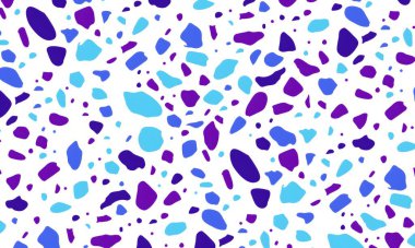 Noktalar, şekiller ve daireler ile renkli soyut desen