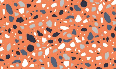 Noktalar, şekiller ve daireler ile renkli soyut desen