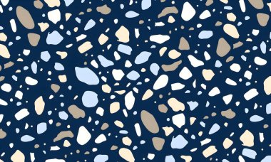 Noktalar, şekiller ve daireler ile renkli soyut desen