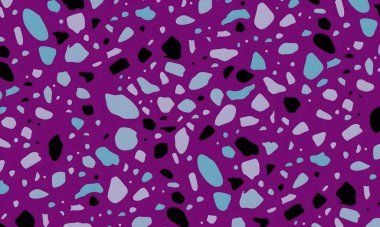 Noktalar, şekiller ve daireler ile renkli soyut desen