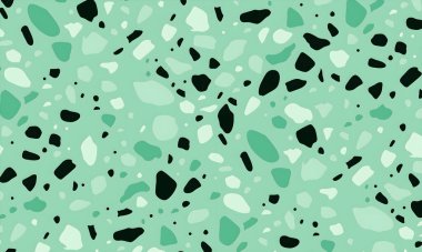 Noktalar, şekiller ve daireler ile renkli soyut desen