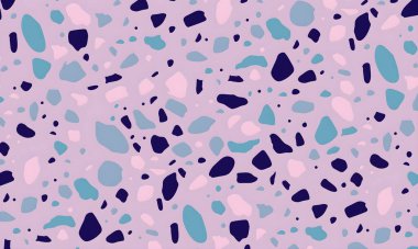 Noktalar, şekiller ve daireler ile renkli soyut desen