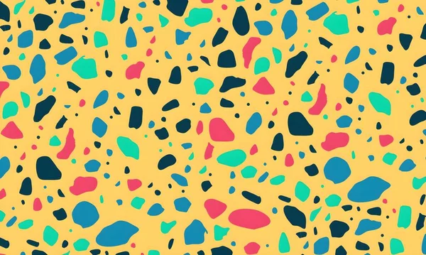 soyut renkli yarım tonlu noktalar üretken sanat arkaplan çizimleri