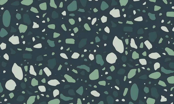 colorful abstract pattern with spots of dots, shapes and circles