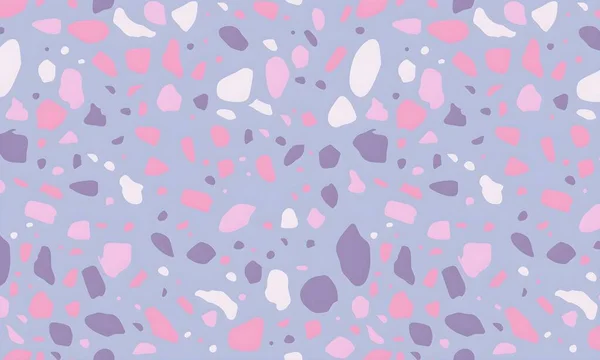 colorful abstract pattern with spots of dots, shapes and circles