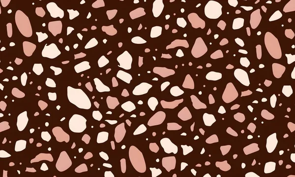 colorful abstract pattern with spots of dots, shapes and circles