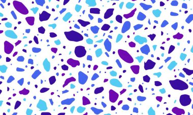 Noktalar, şekiller ve daireler ile renkli soyut desen