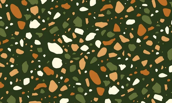 colorful abstract pattern with spots of dots, shapes and circles