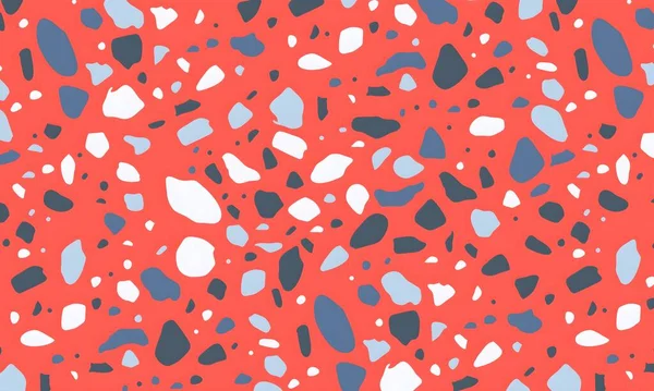 Noktalar, şekiller ve daireler ile renkli soyut desen