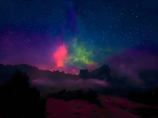 Colorful Background Beautiful Sky — Fotografie, imagine de stoc