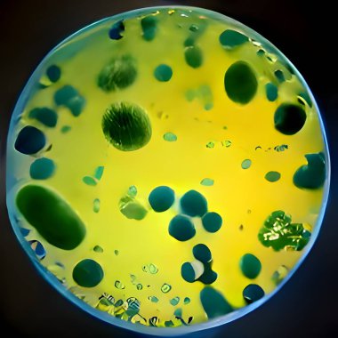 Virüs hücrelerine yakın çekim