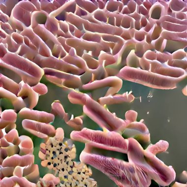 Bir insan beyninin 3 boyutlu canlandırması