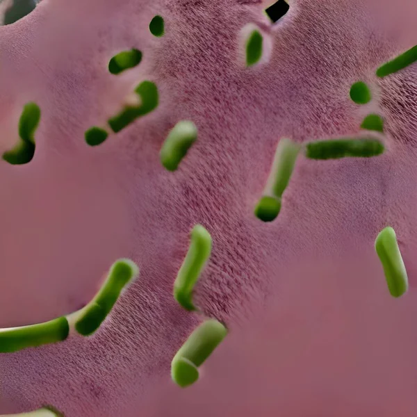 Крупним Планом Вірусних Клітин — стокове фото