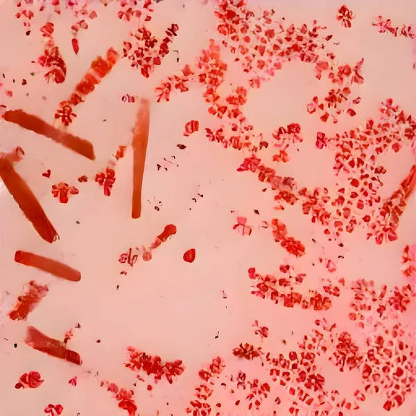 Blood Cells Red Background — ストック写真