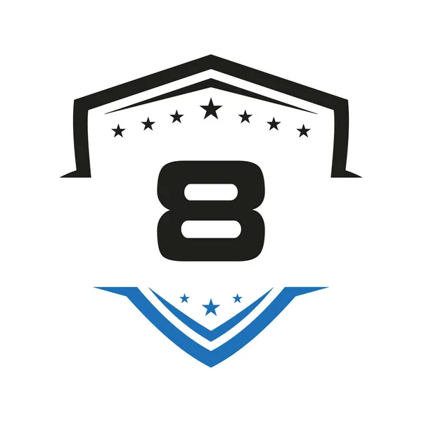 Літера Автомобільний Щит Логотип Векторний Шаблон Символ Транспортування Логотипу — стоковий вектор