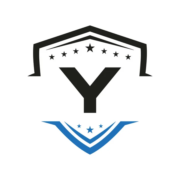 Letter Automotive Shield Logo Vector Template Transportation Logo Symbol — Stockový vektor